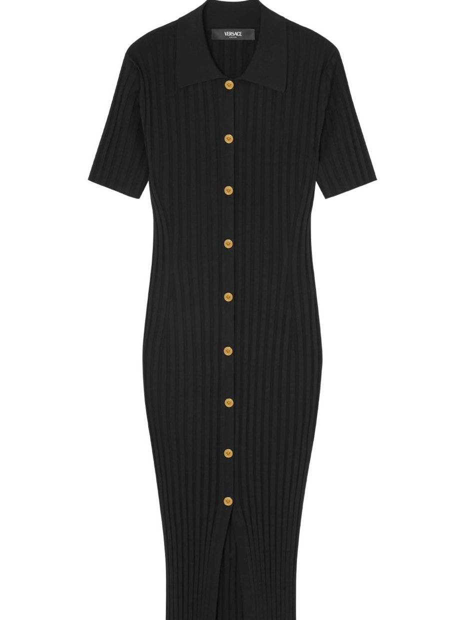Cheap midi shirt Women knitted Versace dress 0817